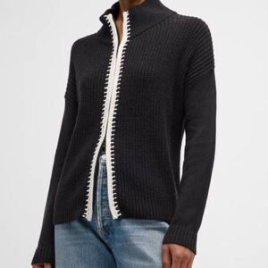 Lisa Todd Romancin Full Zip Cardigan Sweater L